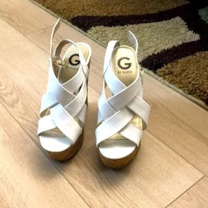 Size 7 white wedge guess